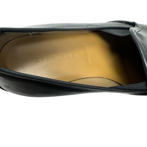 Everlane The Leather Street Shoe Black‎ Pointed Toe Slip-On Size 6.5 - Picture 13 of 13